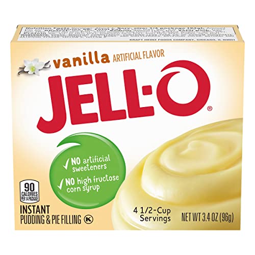Image of Jell-O Vanilla Pudding & Pie Filling, 3.4 oz, 4 pk