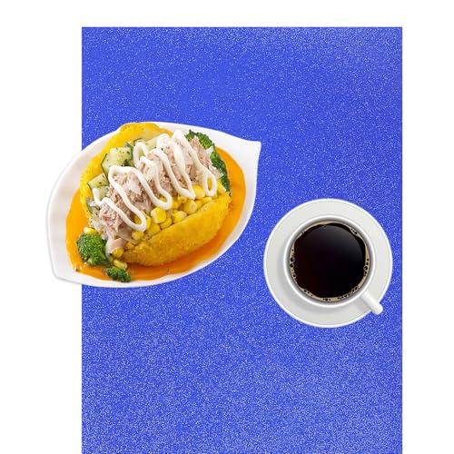 Hojas de cuero azul Uonlytech para manualidades y tapicería 8