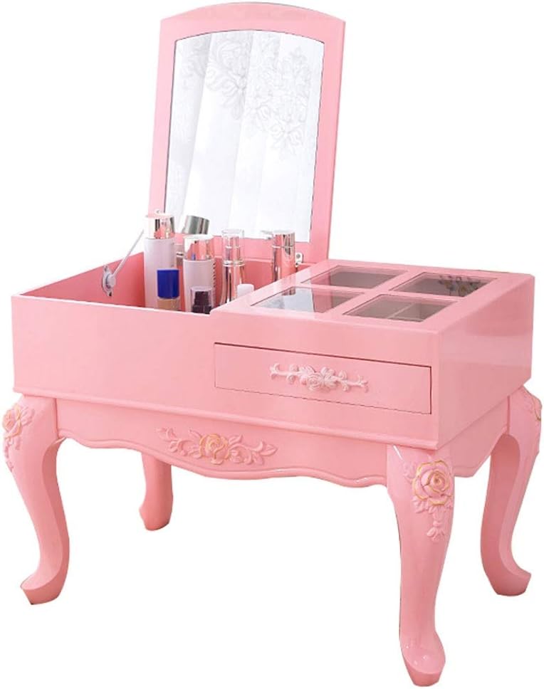 Multifunction Dressing Table Mini Dressing Table Flip Mirror and