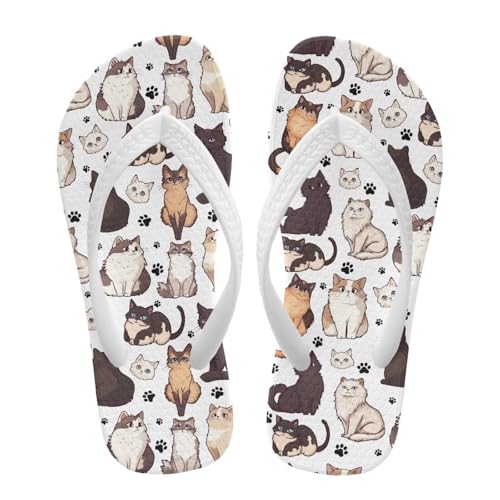 Doojoayie Girls Flip Flops Cute Sandals for Girls Beach Sandals Kids Shower Shoes