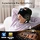 Schlafmaske, Seitenschläfer, Schlafmaske mit Kopfhörer Bluetooth, 100% Lichtundurchlässige Augenmaske für Reisen, Nickerchen, Yoga, Meditation für Frauen Herren
