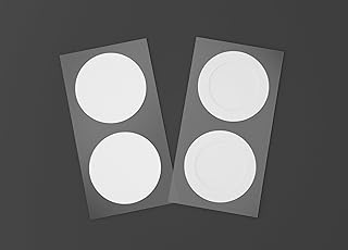 Maroon HANDBELL Synthetic Filter Paper Stickers 0.3 μm 84 mm Filter Disc Wide Mouth Circular Disc Adhesive Filter Patch Sticker for Mushroom Cultivation Wide Mouth Jar Lids Mason Jars (20peices) (20)