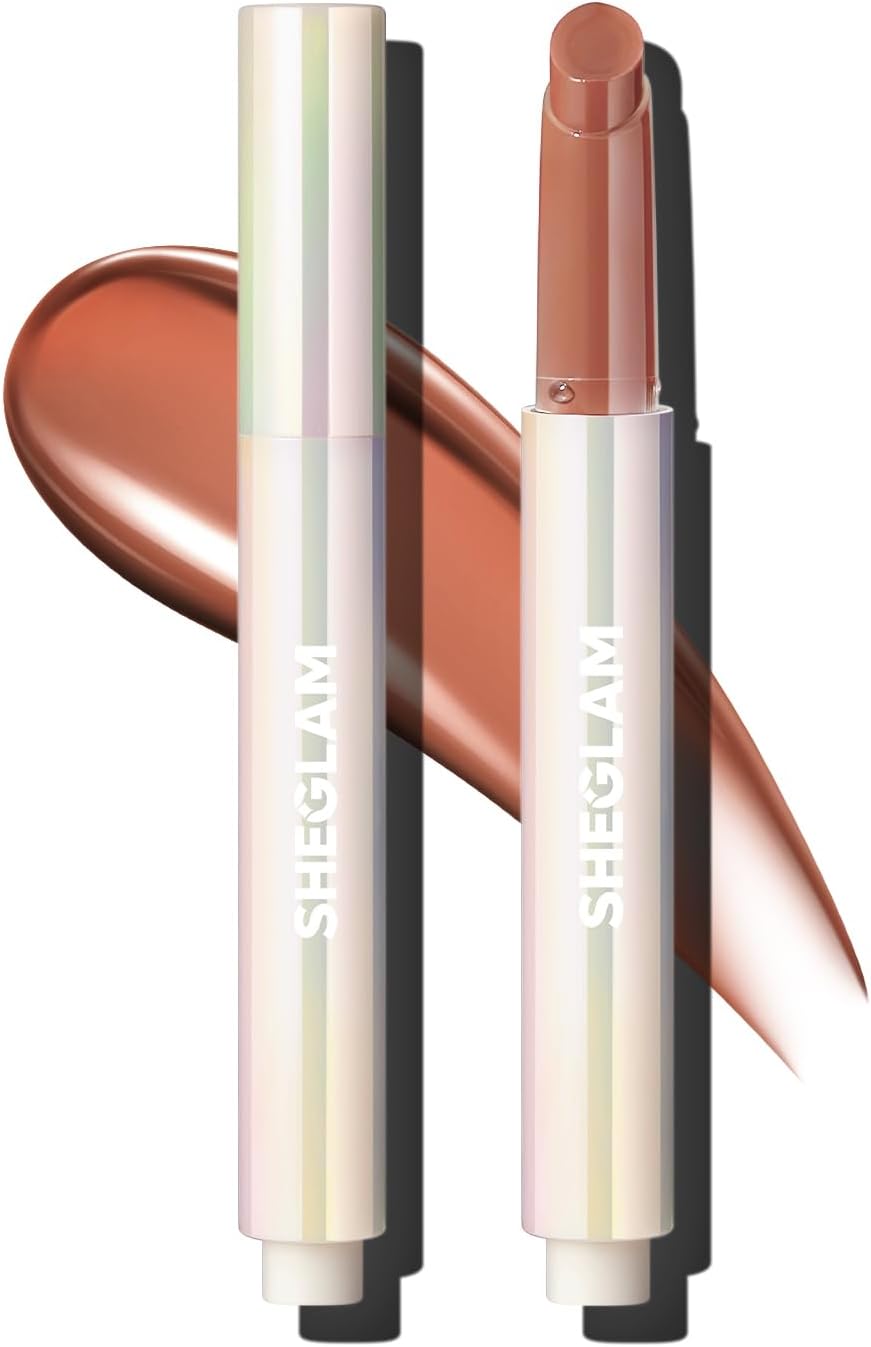 PoutPerfect Moisturizing Solid Lip Gloss Non Sticky Lipstick with Coconut Oil - In Bloom