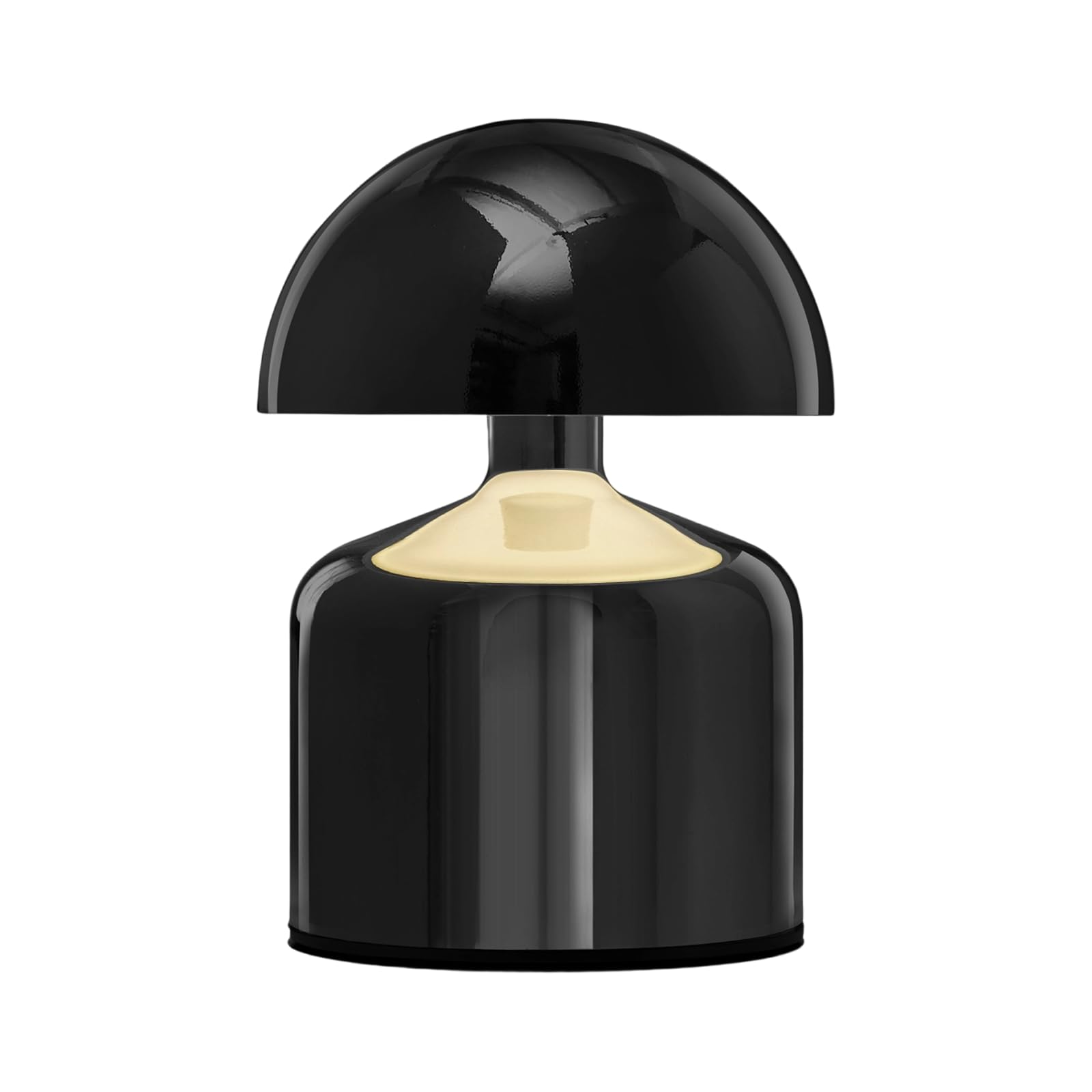 SAIWEYA Moderne schnurlose Pilz-Tischlampe, dimmbare Touch-Batterie | 3-Wege-Dimmbar, Mini Wiederaufladbare LED-Schreibtischlampe, Nachtlicht, Nachttischlampen für Schlafzimmer, Wohnzimmer