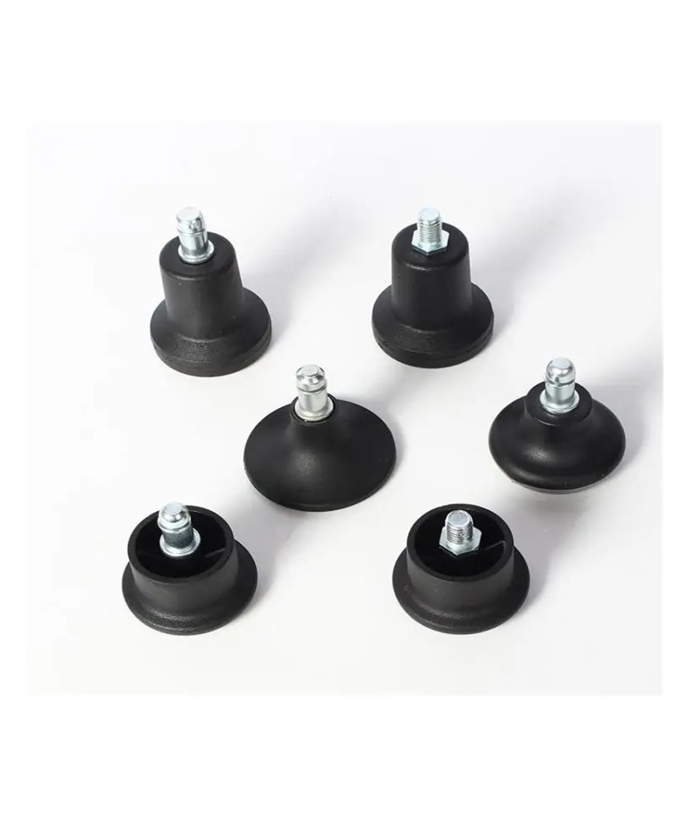 5 pezzi/lotto anello di fissaggio elastico/vite ruota fissa non rotante poggiapiedi sedia da ufficio computer piatto spesso durevole(Screw)