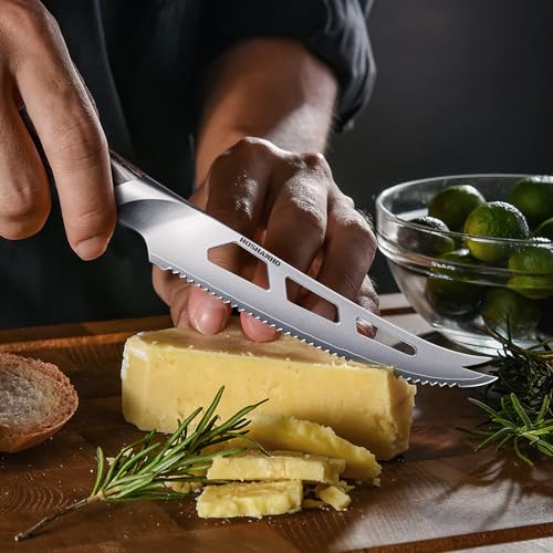 image for HOSHANHO Cheese Knife 5 Inch, Professional Japanese Cheese Knives for 