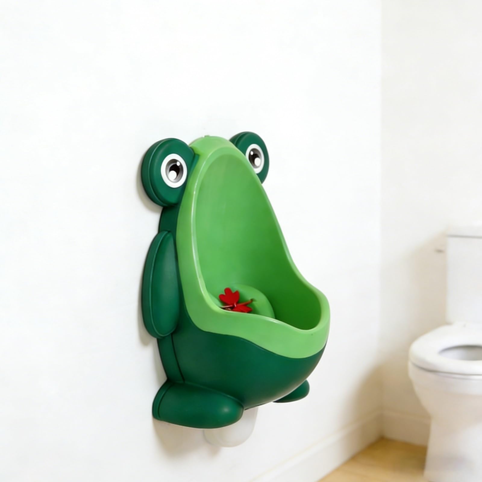 Pisuary Pisuar Dla Małych Dzieci Do Nauki Korzystania Z Nocnika Chłopców, Montażu Narożnego, Odporny Na Zalanie, Zabawnym Celem Celowniczym(Green)
