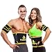 Fittest Pro Waist Trimmer Slimming Flex Sauna Belt - Belly, Fat Loss, Weight Loss Belt - Ab Trainer, Back Brace & Abdominal Support (Medium : 8" W x 41" L - For Waists Up To 38")
