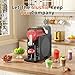 Slushie Machine, Slushy for Home No Ice Need, Professional Frozen Drink Maker & Margarita Machine, 6 Presets for Milkshakes, Frappés, Slush, Ice Cream, 1 Insulated Cup,Black