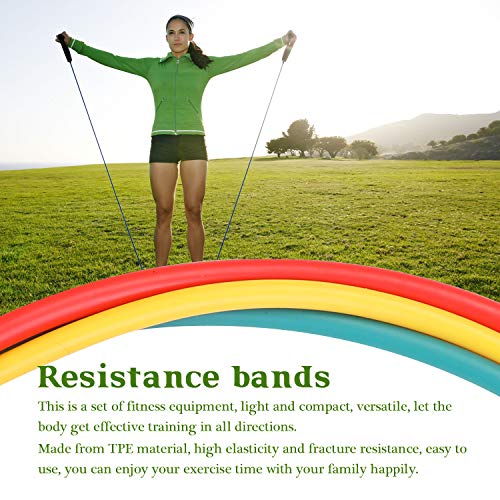 Andoer Cinto de resistência de corda de treinamento de ioga de força muscular multifuncional extrato