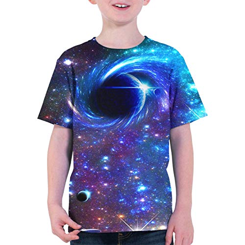 Asylvain Boys Girls Kids Shirts 3D Print Graphic Cool Design Colorful Tee Shirt for Teen and Kids 6-16 Years3
