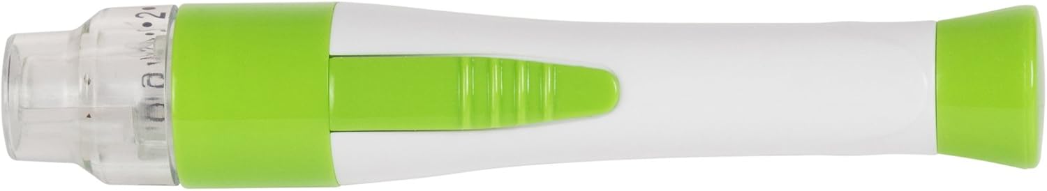 Lancing Device with Ejector for Diabetes Testing, Adjustable for Minimizing Pain and Discomfort in Blood Glucose Testing - Lancet Device - Works with Most (Round) Diabetic Lancets