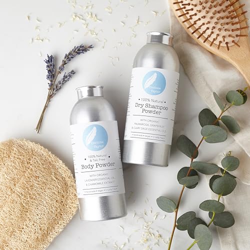 Corinne Taylor | Organic Dry Shampoo Powder | Grapefruit, Palmarosa & Clary Sage | Hydrating & Volumising | Aerosol Free | Natural & Vegan | 85g - Image 5