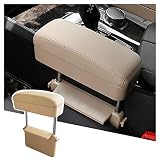 Ruiya Car Armrest Extender Support Elbow - Adjustable Height Comfort Arm Rest Pads Extender for Univ