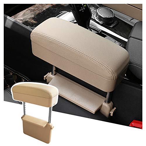 Ruiya Car Armrest Extender Support Elbow - Adjustable Height Comfort Arm Rest Pads Extender For Universal Auto Car Center Console (Beige Line) #TOP13