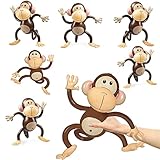 Inflatable Monkeys 27 Inch, 6-Pack Monkey Safari Party Supplies Inflatable Safari Animals Monkey Themed Birthday Party Decorations for Safari, Jungle Themed Birthdays, Blow up Party Favors Supplies