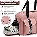 DBPBToU Sporttasche Damen Herren, Reisetasche mit Schuhfach, Trainingstasche mit Nassfach, wasserdichte Weekender Bag, Gym Bag/Schwimmtasche/Saunatasche Verwendet Werden kann (rosa)