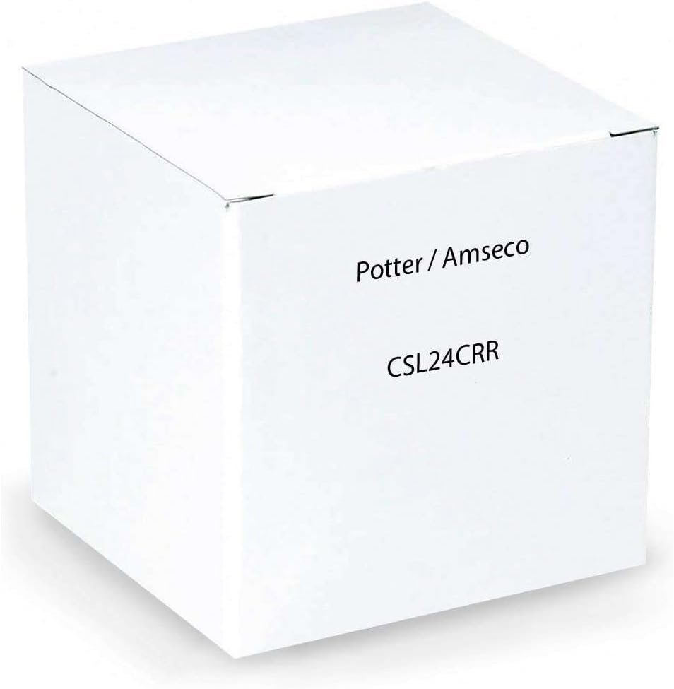AMSECO POTTER CSL24CRR STROBE ONLY 15 28 39 CANDELLA RED BODY RED LENS