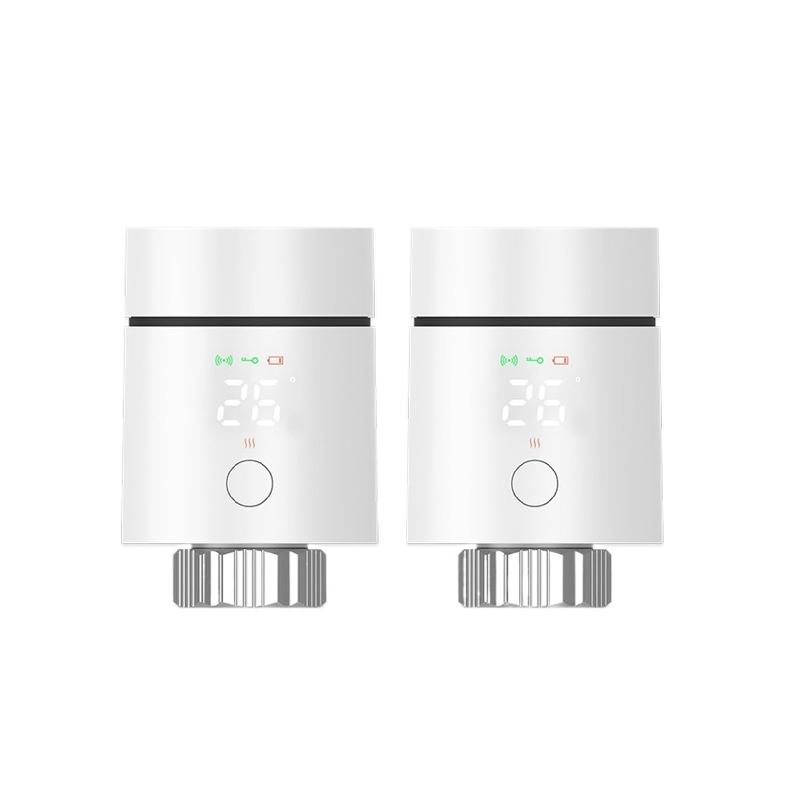 Sterownik Zaworu Termostatycznego Tuya ZigBee3.0 Smart TRV, Obsługa Siłownika Termostatu Grzejnikowego Informacja O ZgodnośCi(2PCS)