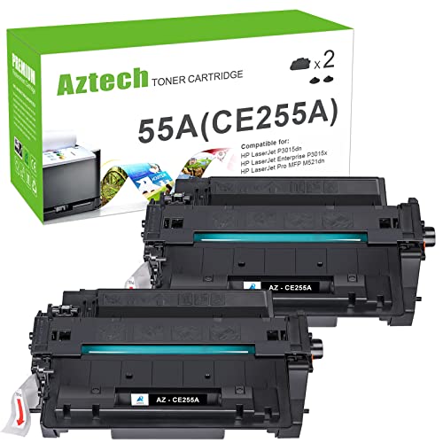 Free Shipping Over $50 Aztech Compatible Toner Cartridge Replacement for HP 55A 55X CE255A CE255X Toner for HP Laserjet P3015 P3015dn P3015x HP Laserjet Pro 500 MFP M521dn M521dw M521 M525 Toner Printer (Black, 2-Pack) Best Cyber Monday 🔥 Aztech Compatible Toner Cartridge Replacement for HP 55A 55X CE255A CE255X Toner for HP Laserjet P3015 P3015dn P3015x HP Laserjet Pro 500 MFP M521dn M521dw M521 M525 Toner Printer (Black, 2-Pack)