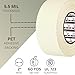Buck Strapping Tape 2 Inch x 60 Yds (180ft) - 5.5Mil Thickness, Heavy Duty Industrial Grade Mono Directional Fiberglass Reinforced Filament Tape with Synthetic PET Adhesive for Bundling & Palletizing