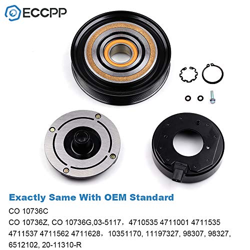 Image of ECCPP AC Clutch Kit for Honda for Accord Odyssey Pilot 3.5L 2003-2008