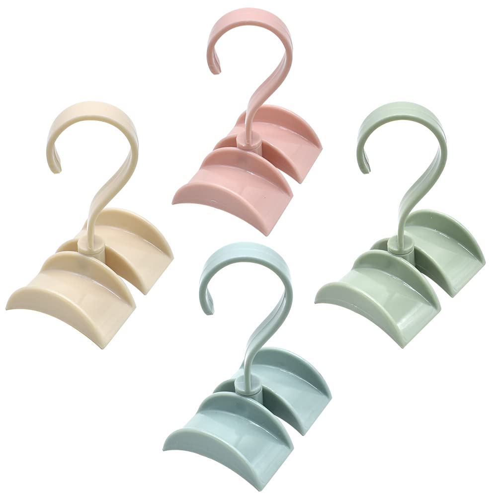 Closet Handbag Organizer 360 Degree Rotating Belt Scarf Tie Rack Holder Multi-Function Hook 4 Color