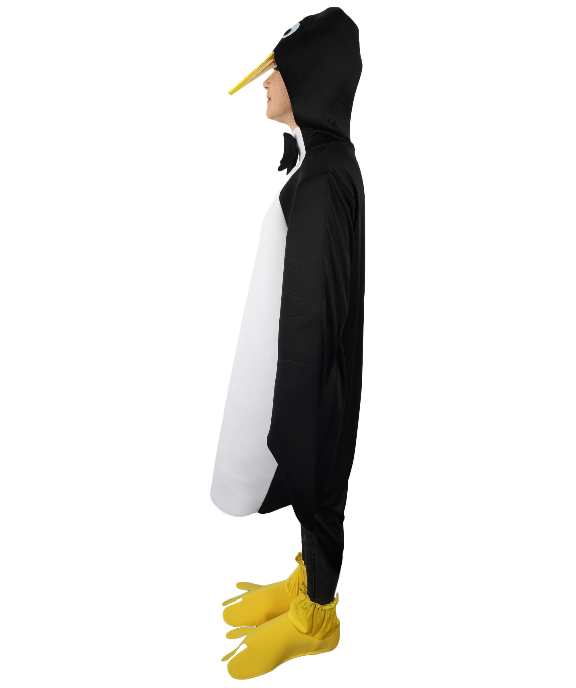 Catwalk Adult Penguin Fancy Dress Costume, Unisex, Black and White (X-Large: Up to Chest 54") - Image 3