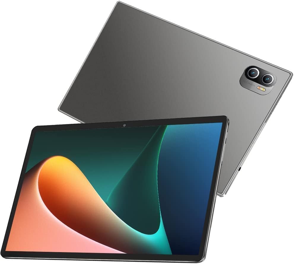 PAD 5 PRO, 8GB RAM + 256GB ROM, Duplo SIM Card, Tela Imersiva de 10.1 Polegadas, Android 13, Câmera 16MP + 32MP, Wi-Fi, 5G, Bateria de 8800mAh (Cinza) PRODUTO SEM MARCA
