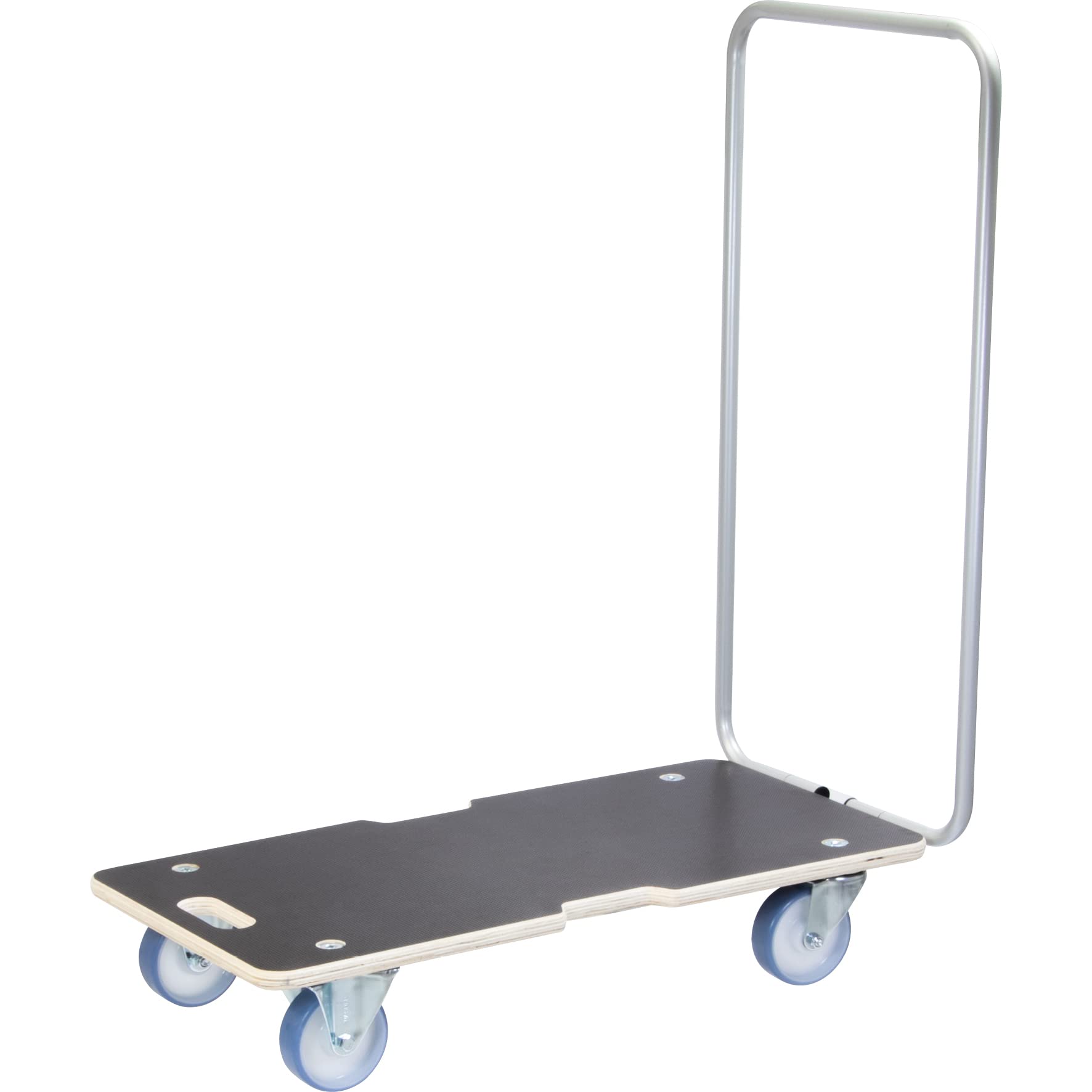 WAGNER Transportroller Transporthilfe 1345 I Schichtholz mit Grip I 74 x 36,5 x 11 cm, Tragkraft 300 kg I Stapelbehälter, Bügel klappbar, Griffe, Ladungssicherung I Möbelroller I FSC® I Made in DE