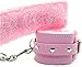 Newly 1 Pair Sex Fuzzy Handcuff Set for Bedroom - Pink Fluffy Handcuffs for Ankles and Wrist Spice Up Your Love Life Sexy Straps Bondage Kit for Adult Furry Hand Cuffs for Women Couples Sweater L19