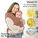 KeaBabies Baby Wrap Carrier - All in 1 Original Baby Carrier Newborn to Toddler Sling, Easy to Wear, Hands Free Bonding, Lightweight, Breathable Infant Wraps (Terracotta)