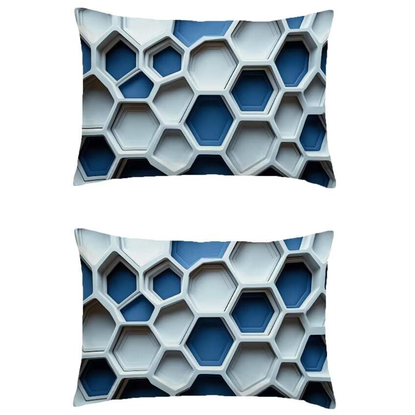 Housse coussin extérieur imperméable 50x90 lot de 2 contre l'humidité du salon de jardin