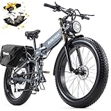 Electric Bike for Adults – 30 MPH and 90-Mile...