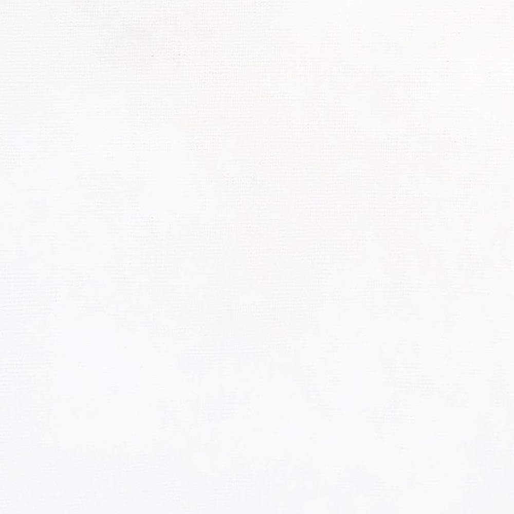 White 100% Cotton Flannel Fabric by The Yard Made in USA