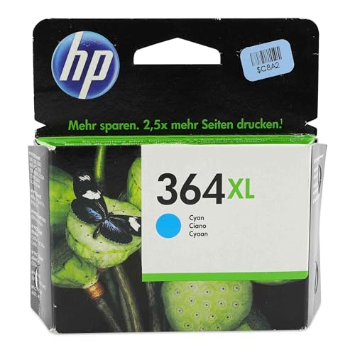 HP 364XL High Yield Cyan Original Ink Cartridge