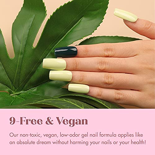 Drizzle. Beauty Green Gel Nail Polish, 6 Colors Nail Gel Polish Set, Light Olive Neon Green Gel Polish Kit Soak Off Avocado Dark Green Nail Polish With Glossy & Matte Gel Top Coat Base Coat #TOP3