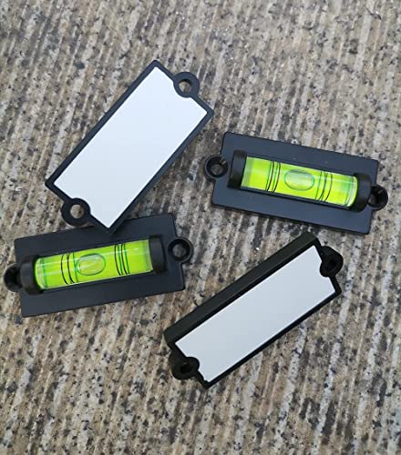 4Pcs Spirit Bubble Levels For Leveling Phonograph, Turntable, Camera, Tripod, Camper, Rv, Travel Trailer, Tables, Frame, Machines, Spirit Level Measuring Tools (Non-Magnetic) #TOP3
