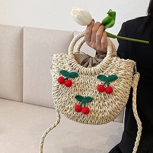 Sac de paille cerise mignon, le cadeau d'anniversaire idéal - 6