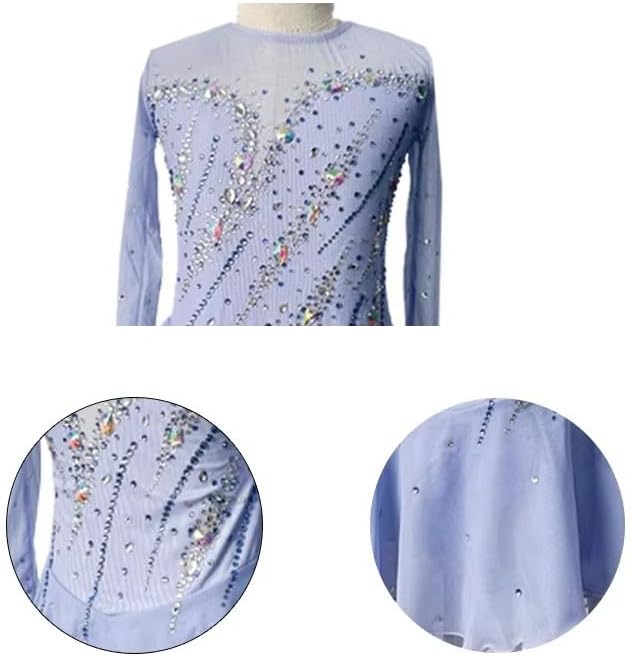 Women's Girls' Figure Ice Skating Dress Ice Skating Competition Costume Ballet Skirt Gymnastics Leotard Wear