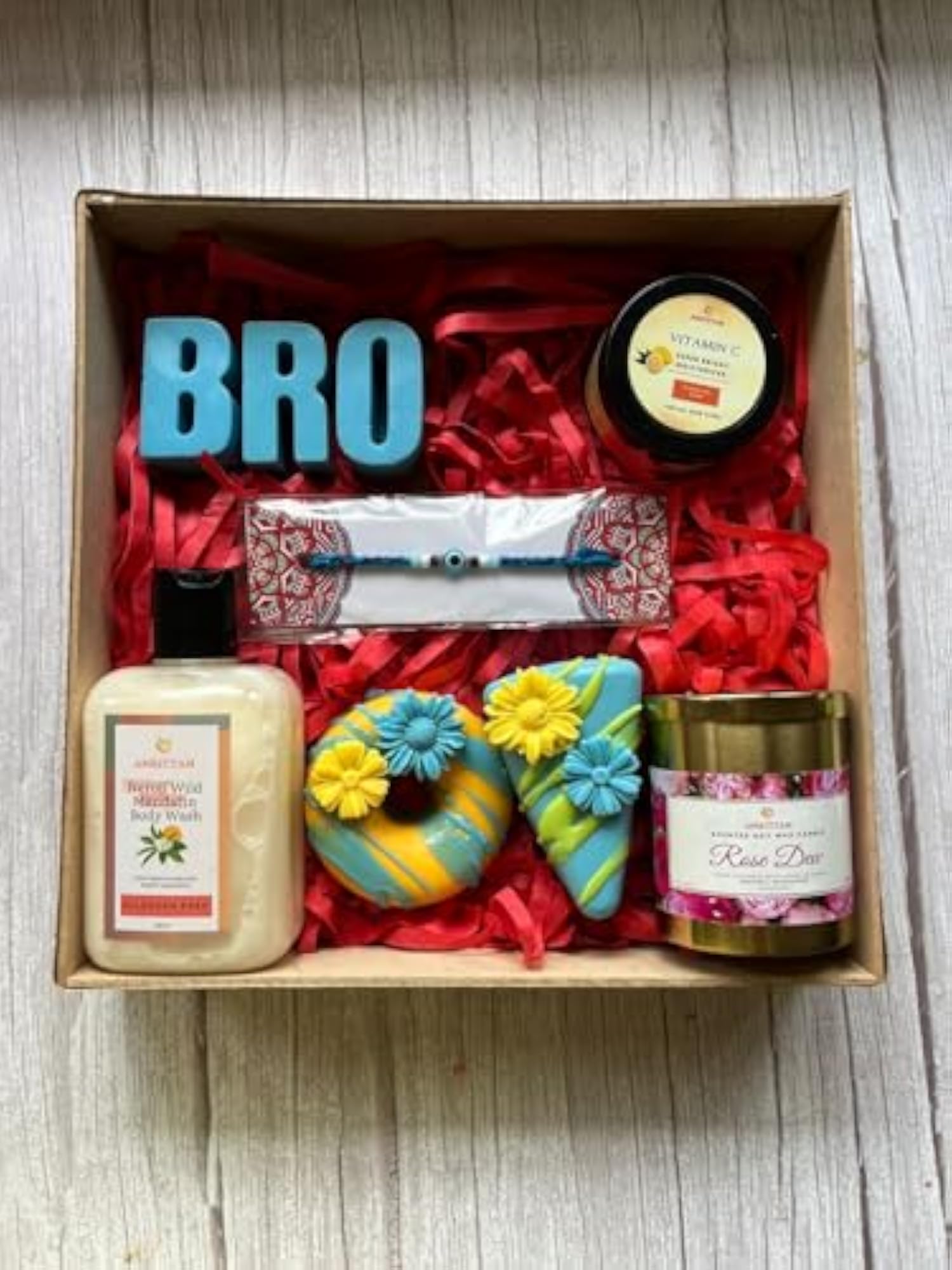 Handcrafted Rakhi Gift Hamper for Boys/Men