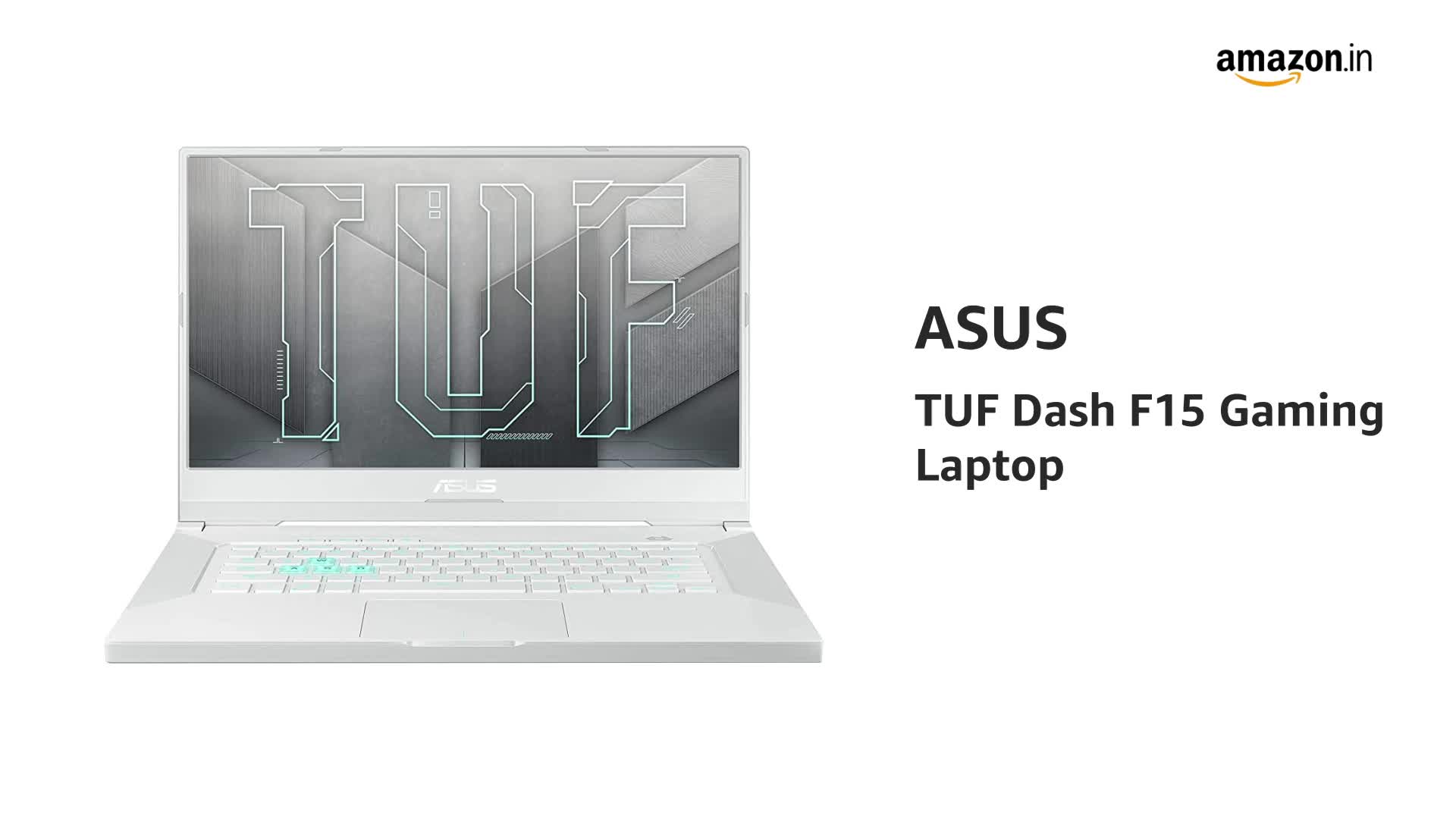 ASUS TUF Dash F15 (2021), 15.6-inch (39.62 cms) FHD 144Hz, Intel