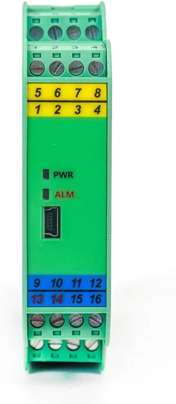 Temperature Transmitter Signal Isolator and Distributor PT100/TC/V/mV/mA to 4-20mA Converter(DC0-20MA Input_4-20MA Output_85-265VAC Power)