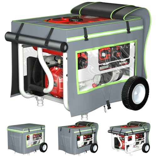 Generator Covers While Running, 38 'Lx28' Wx27 'H, Top Can Be Opened To Add Fuel,900D+210D Heavy...