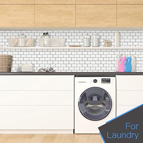 ChangMi 10-Sheet 3D Peel and Stick Tile Stickers, Self Adhesive Wall Tiles, Stick on Tile Splashback for Kitchen & Bathroom
