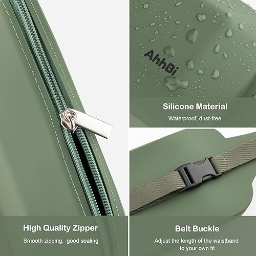 AhhBi Bolsa de silicone para adestramento de cães, clique para treinamento de animais de estimação,