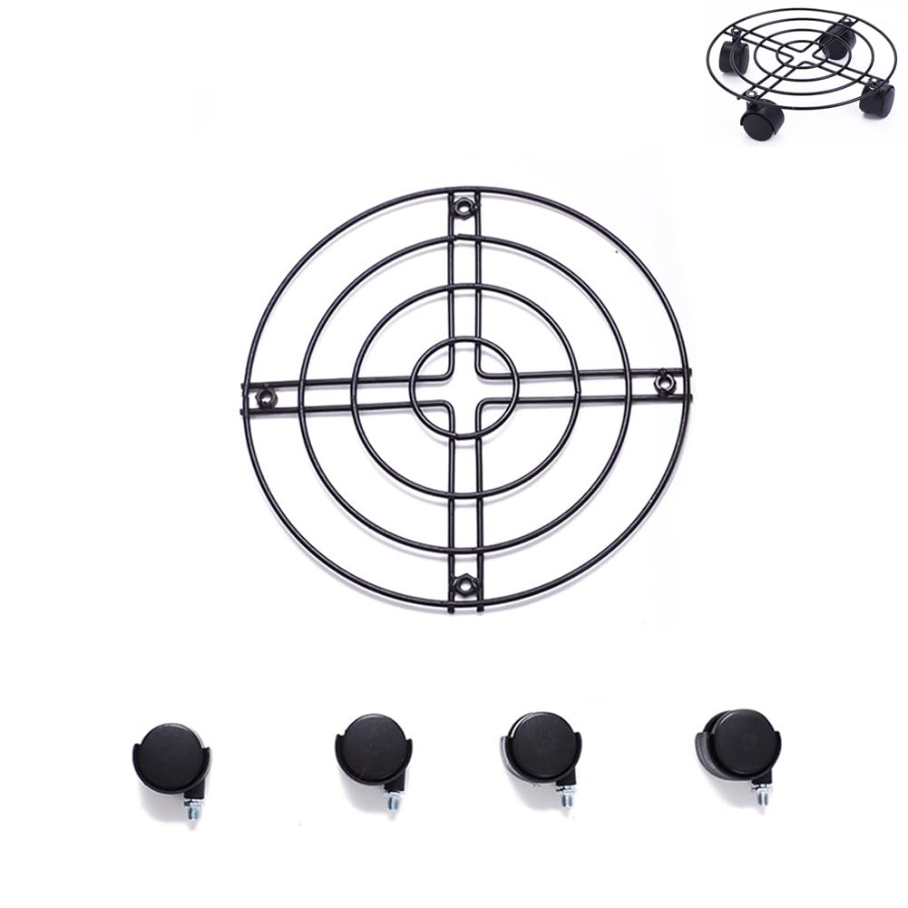 Chariot De Pot De Fleurs, 25/30/35/40 Cm, Robuste Avec Roulettes