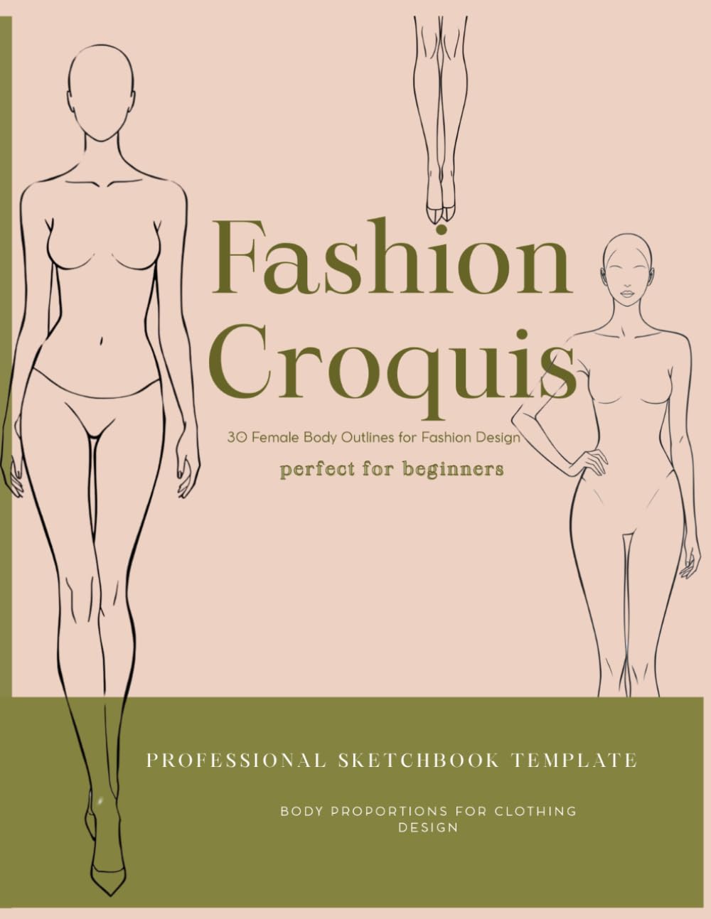fashion coloring & design sketchbook: creat, color & design your outfits