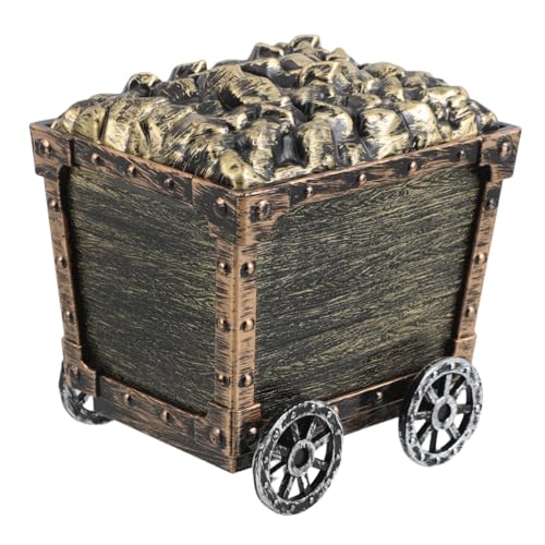 CIYODO Innovative Mining Cart Toy for Boys and Girls Treasure Chest Small Bright Colors Versatile for Holiday Decorations
