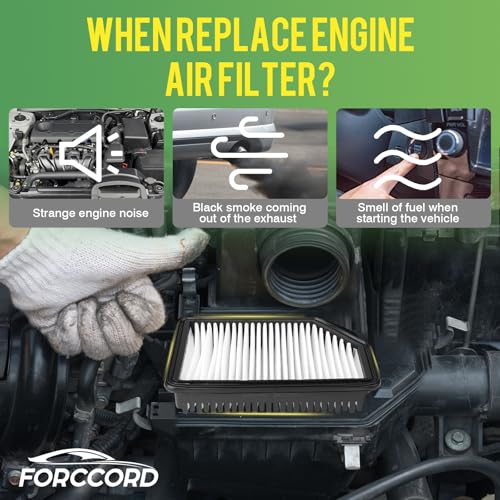 Image of 2-Pack Engine Air Filters for Accent 1.6L 2012-17, Veloster 1.6L 2012-17